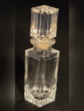 Clear Glass Perfume  Bottle Beverly Hills